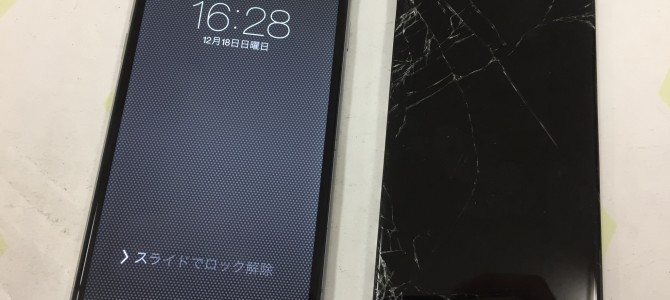 ◆加古川市よりiPhone6 ガラス割れ、液晶不良 -2016 12/18-
