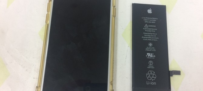 ◆姫路市よりiPhone6 バッテリー交換 -2016 12/15-