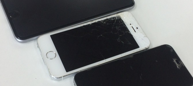 ◆加古川市よりiPhone ガラス割れなど3台 買取 -2016 12/28-