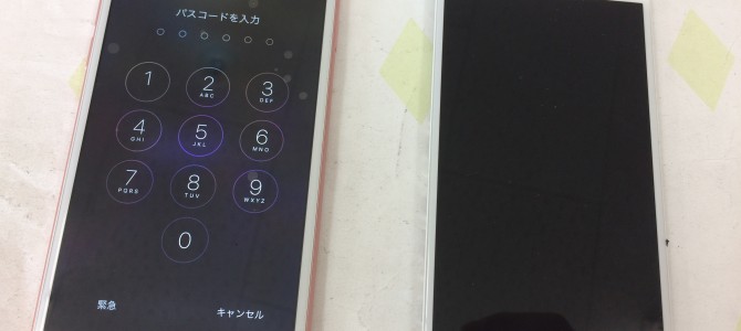 ◆西脇市よりiPhone6s 液晶交換 -2017 1/26-