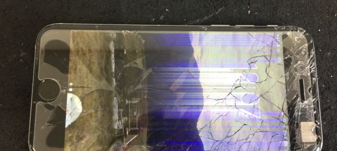◆小野市よりiPhone6 ガラス割れ＆液晶不良 -2017 2/21-