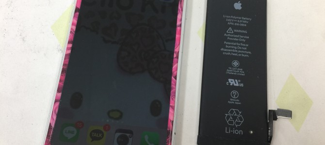 ◆小野市よりiPhone6 バッテリー交換 -2017 4/1-