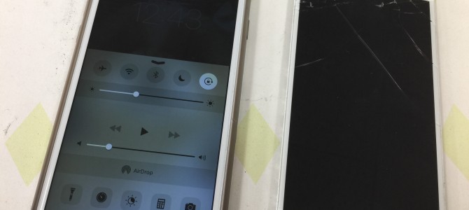 ◆高砂市よりiPhone6s ガラス割れ -2017 4/7-