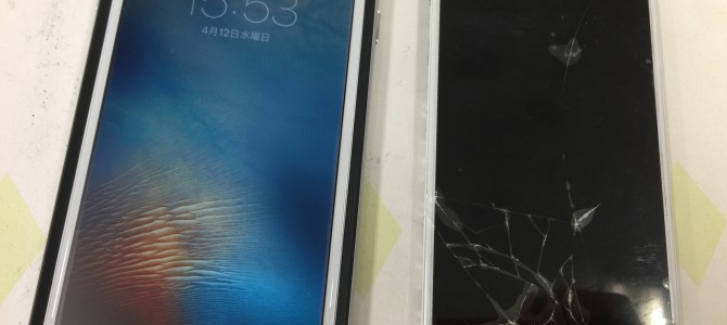 ◆加古郡播磨町よりiPhone6s ガラス割れ -2017 4/12-