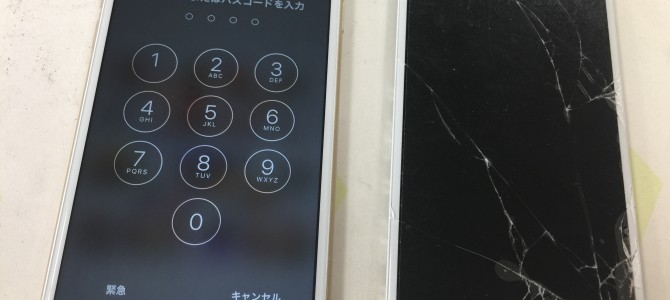 ◆加古川市よりiPhone6s ガラス割れ -2017 4/16-