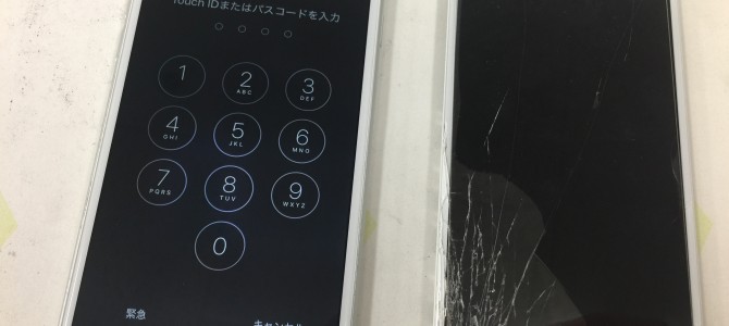 ◆加古川市よりiPhone6s ガラス割れ -2017 4/20-