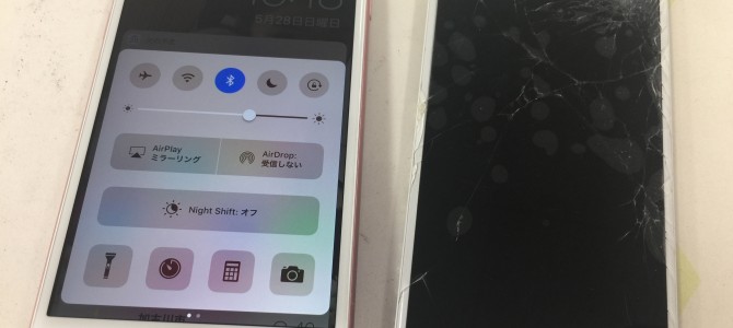 ◆加古川市よりiPhone6s ガラス割れ -2017 5/28-