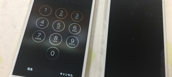 ◆高砂市よりiPhone6 ガラス割れ、液晶不良 -2017 5/28-