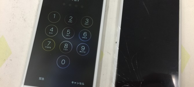 ◆加古川市よりiPhone6 ガラス割れ -2017 6/2-