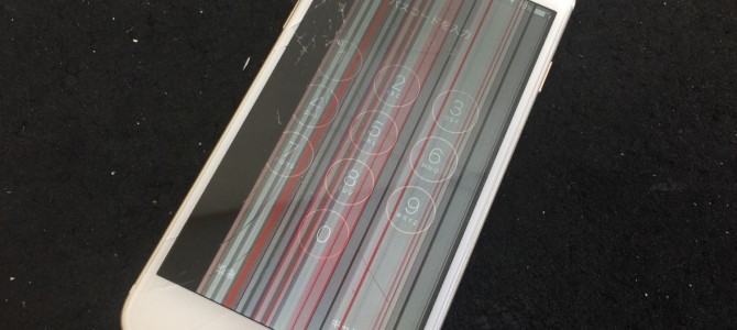 ◆加古郡稲美町よりiPhone6 ガラス割れ、液晶不良 -2017 6/15-