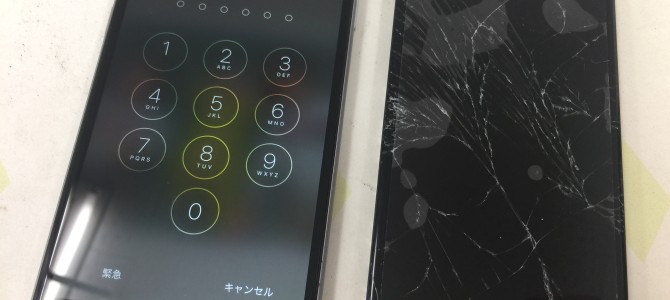 ◆加古川市よりiPhone6s ガラス割れ -2017 6/24-