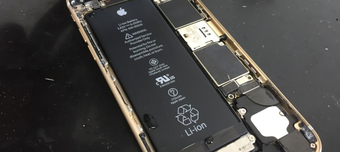 ◆高砂市よりiPhone6s 水没修理 -2017 8/28-