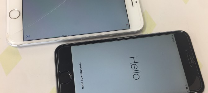 ◆加古川市よりiPhone6 2台破損品 買取 -2017 8/2-