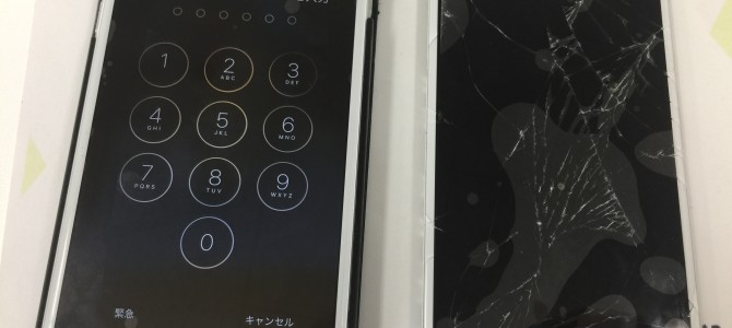 ◆加古川市よりiPhone6s Plus 画面割れ -2017 8/20-