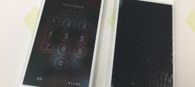 ◆高砂市よりiPhone6s ガラス割れ -2017 9/29-