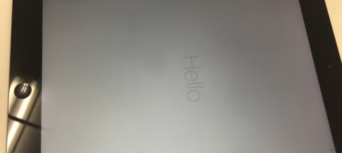 ◆加古川市よりiPad Air 中古品買取 -2017 9/14-