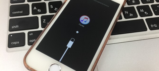 ◆加古川市よりiPhone SE リカバリーモードからデータ復旧 -2017 10/4