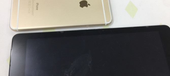 ◆加古川市よりiPhone6 Plus、iPad Air 破損品買取 -2017 10/30-