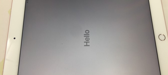 ◆大阪府よりiPad Pro アップデート失敗によるリカバリーモード -2017 10/18