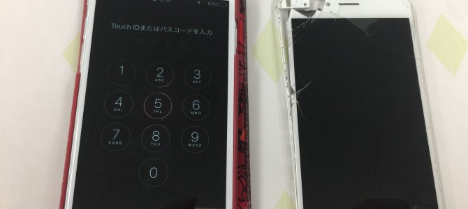 ◆神戸市西区よりiPhone6 ガラス割れ＆液晶不良 -2017 11/21-