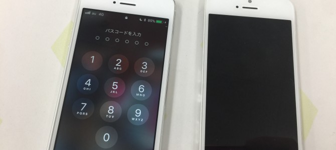 ◆加東市よりiPhone5s タッチパネル＆液晶不良 -2017 11/24-