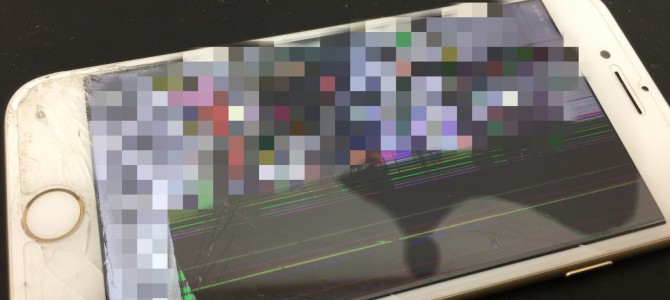 ◆加古川市よりiPhone7 ガラス割れ＆液晶不良 -2017 11/29-