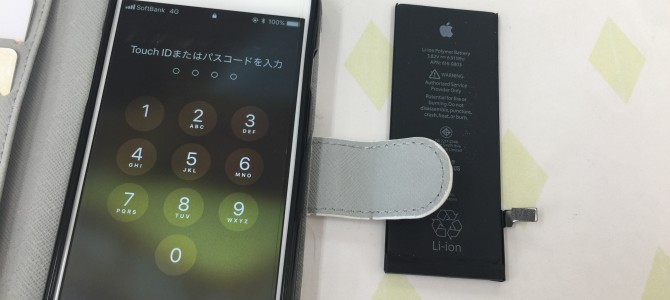 ◆加古川市よりiPhon6 バッテリー交換 -2017 12/15-