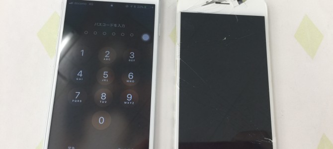 ◆加古川市よりiPhone6 ガラス割れ＆タッチパネル不良 -2017 12/17