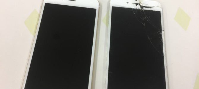 ◆神戸市よりiPhone6s ガラス割れ＆液晶不良 -2018 1/5-
