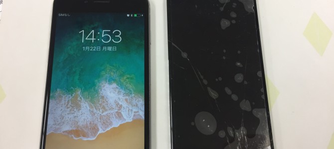 ◆加古川市よりiPhone6 ガラス割れ -2018 1/22-