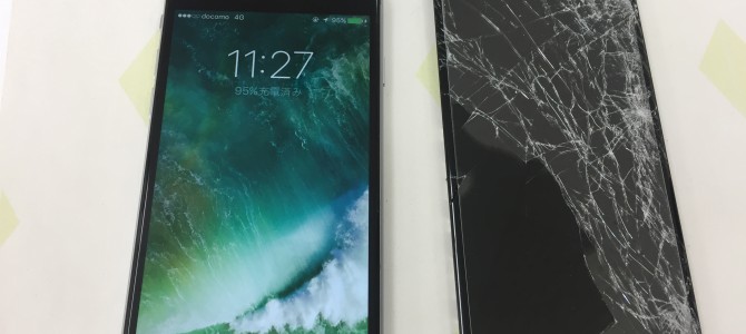 ◆加古郡稲美町よりiPhone6 ガラス割れ -2018 2/13-