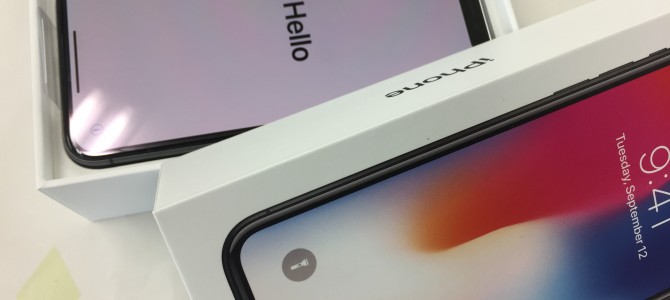 ◆加古川市よりiPhone X 新品買取 -2018 2/17-