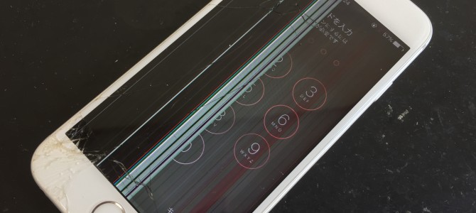 ◆加古川市よりiPhone6 ガラス割れ、液晶不良 -2018 2/26-