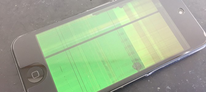 ◆高砂市よりiPod touch6世代 液晶不良 -2018 2/11-