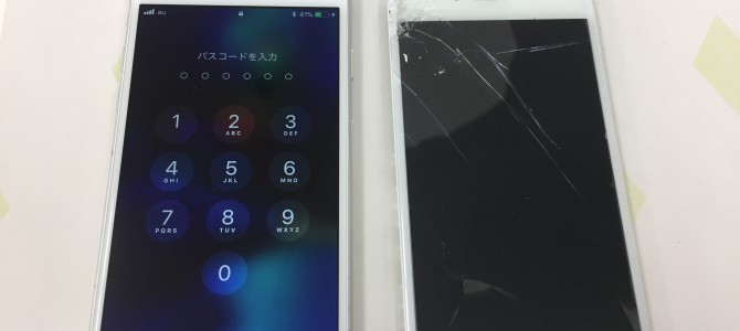 ◆加古川市よりiPhone6s ガラス割れ、タッチパネル不良 -2018 3/22-