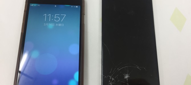 ◆三木市よりiPhone6 ガラス割れ -2018 3/14-
