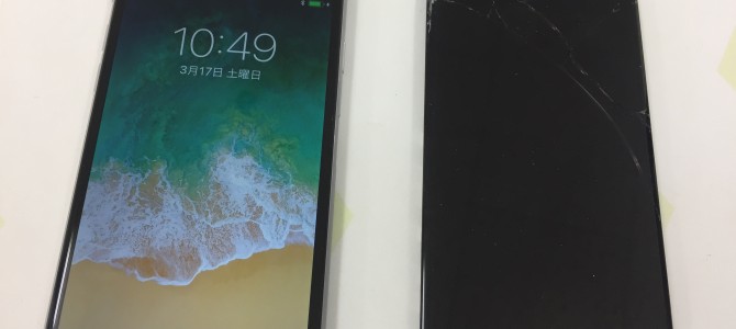◆高砂市よりiPhone6 ガラス割れ -2018 3/17-