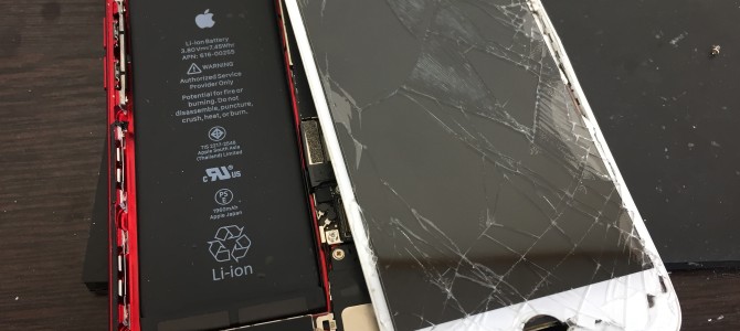 ◆加古川市よりiPhone7 ガラス割れ、液晶不良 -2018 3/31-