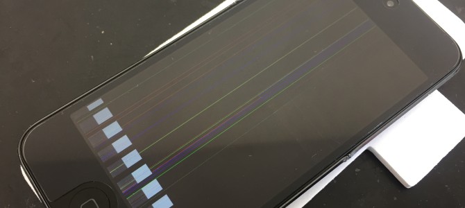 ◆高砂市よりiPod touch6世代 液晶不良 -2018 3/12-