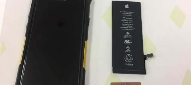 ◆高砂市よりiPhone6 バッテリー交換 -2018 4/8-