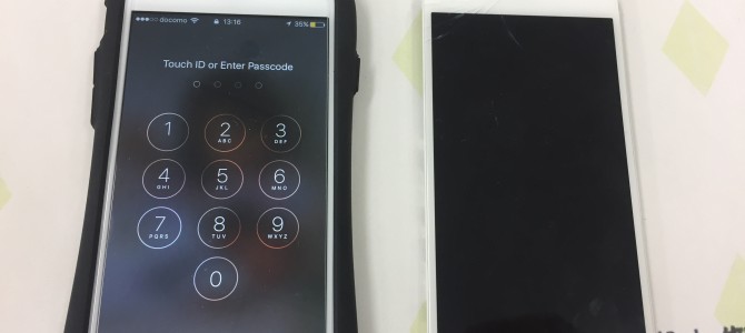 ◆加古川市よりiPhone6 ガラス割れ -2018 4/20-