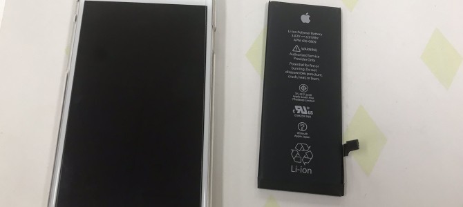 ◆加古川市よりiPhone6 バッテリー交換 -2018 4/21-