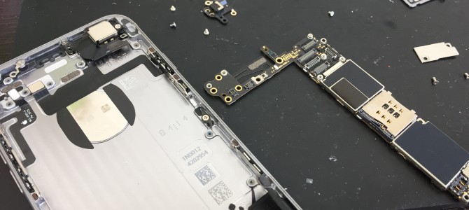 ◆高砂市よりiPhone6 マナースイッチ不良＆バッテリー交換 -2018 4/29-