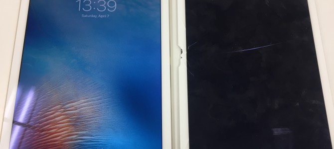 ◆高砂市よりiPad Air2 ガラス割れ修理 -2018 4/7-