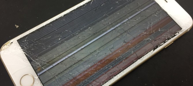 ◆加古川市よりiPhone7 Plus ガラス割れ＆液晶不良 -2018 4/26-