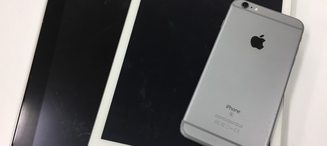 ◆加古川市よりiPhone6s Plus、iPad 破損品買取 -2018 5/14-