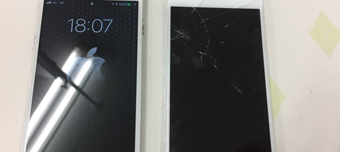 ◆加古川市よりiPhone6 ガラス割れ＆液晶不良 -2018 5/11-