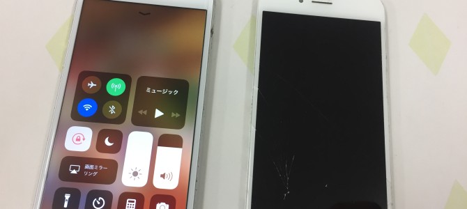 ◆明石市よりiPhone6 ガラス割れ修理 -2018 5/26-