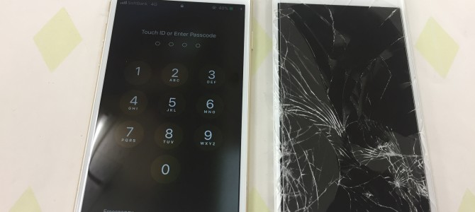 ◆加古川市よりiPhone6s ガラス割れ -2018 6/24-