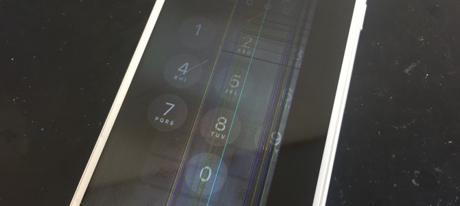 ◆加古川市よりiPhone6 ガラス割れ＆液晶不良 -2018 6/1-